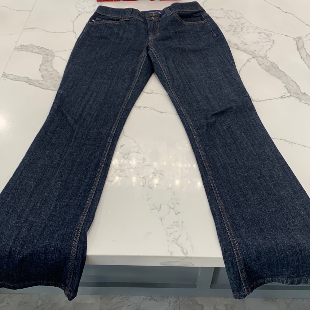 BandolinoBlu Jeans Mid Rise Bootcut Indigo Rinse. Size 6 (634)